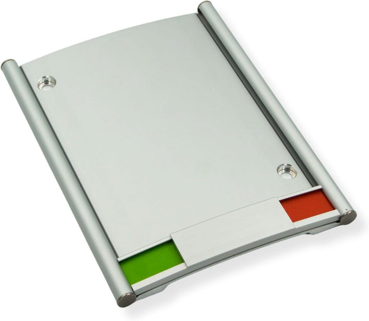 Logistic Sign System Türschild Primus 133/170 mit Frei/Besetzt-Anzeige, Rot/Grün- Anzeige