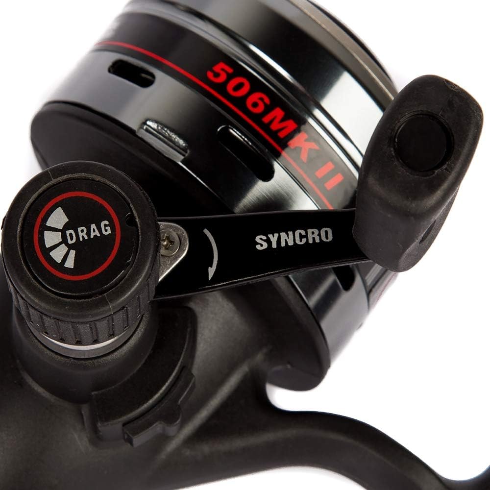 Abu Garcia MKII 506 angelrollen, Schwarz/Silber