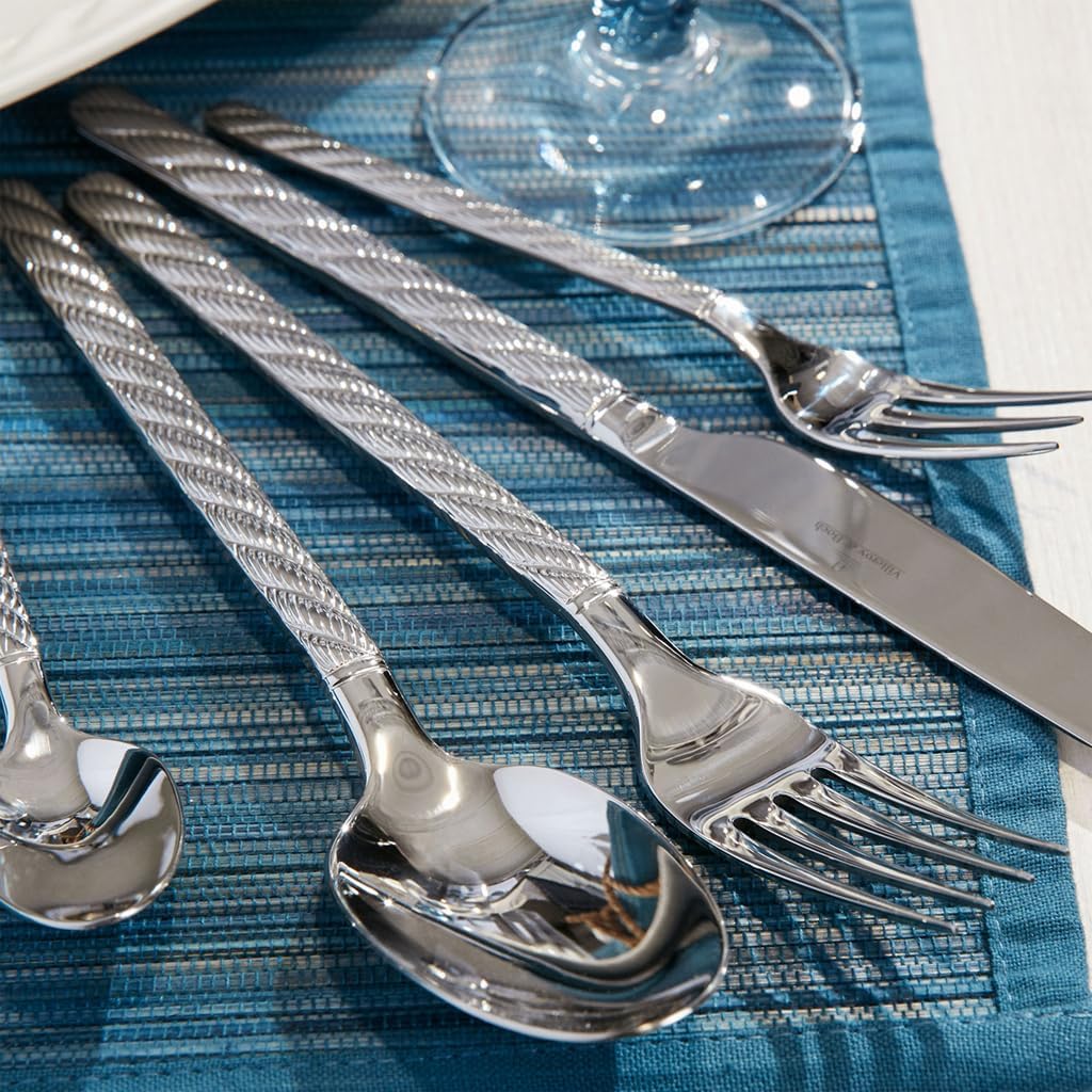 Villeroy und Boch - Montauk Tafelbesteck, 30 tlg., für bis zu 6 Personen, Edelstahl, spülmaschinenge