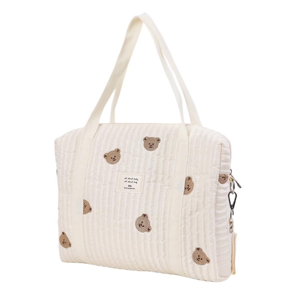 Bestickte Baby Wickeltasche, Universelle tragbare Wickeltaschen für Babys Neugeborene, Elegante Wick