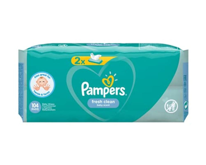 Pampers 81688037 Fresh Clean Baby Feuchttücher, weiss