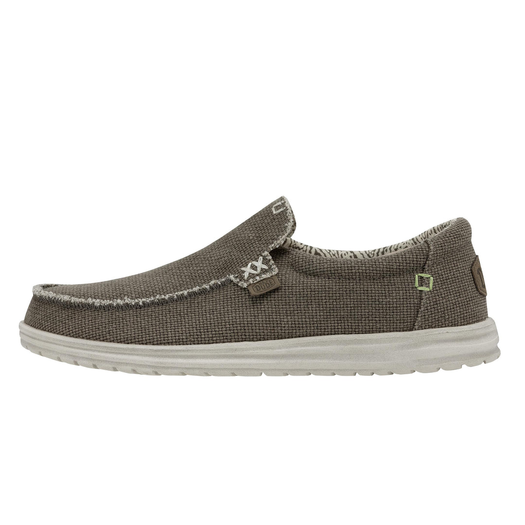 HEYDUDE - Mikka Braided Herren - Slip on Schuhe - Mokassin Stil 40 EU Fossil, 40 EU Fossil