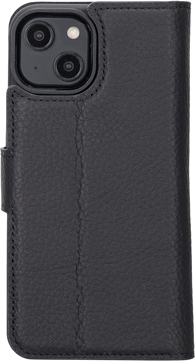 Solo Pelle Lederhülle kompatibel für iPhone 14 in 6.1 Zoll abnehmbare Hülle (2in1) inkl. Kartenfäche
