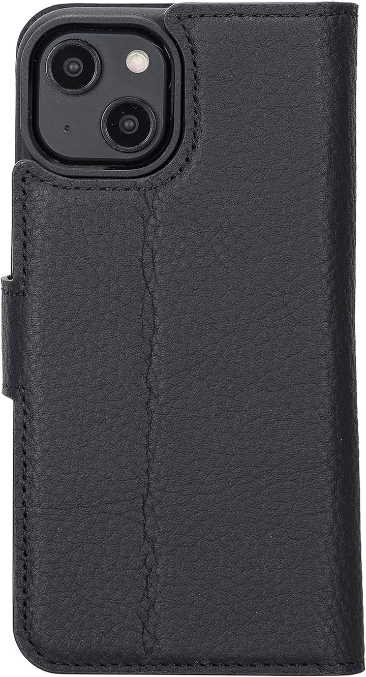Solo Pelle Lederhülle kompatibel für iPhone 14 in 6.1 Zoll abnehmbare Hülle (2in1) inkl. Kartenfäche