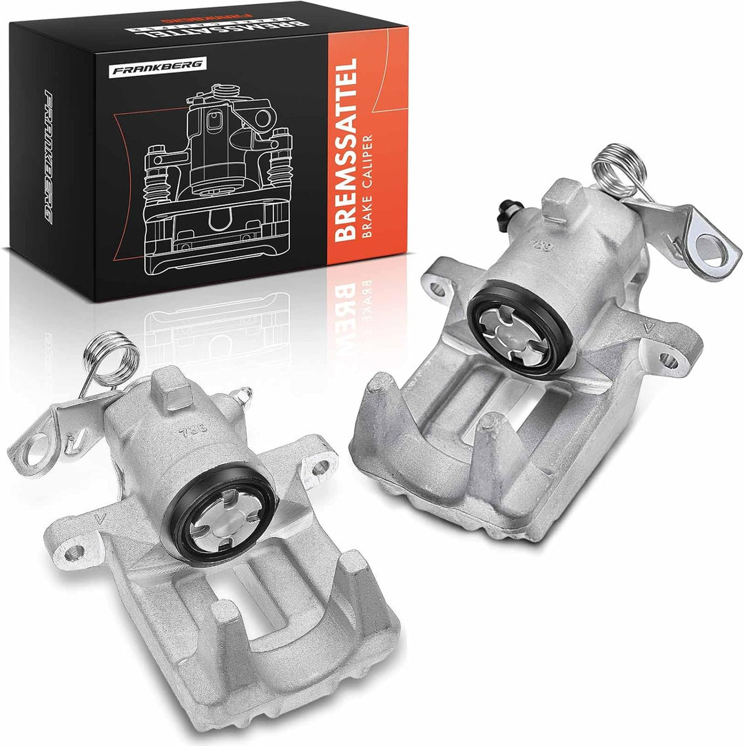 Frankberg 2x Bremssattel Bremszange Hinten Links Rechts Kompatibel mit Polo 9N 9A Cordoba 6K1 6K2 6L