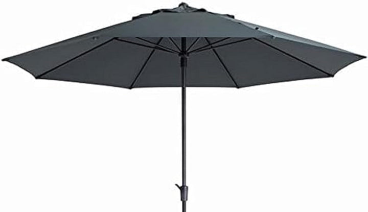 Madison XXL Kurbelschirm Sumatra 400" in grau mit UV-Schutz 40 Plus