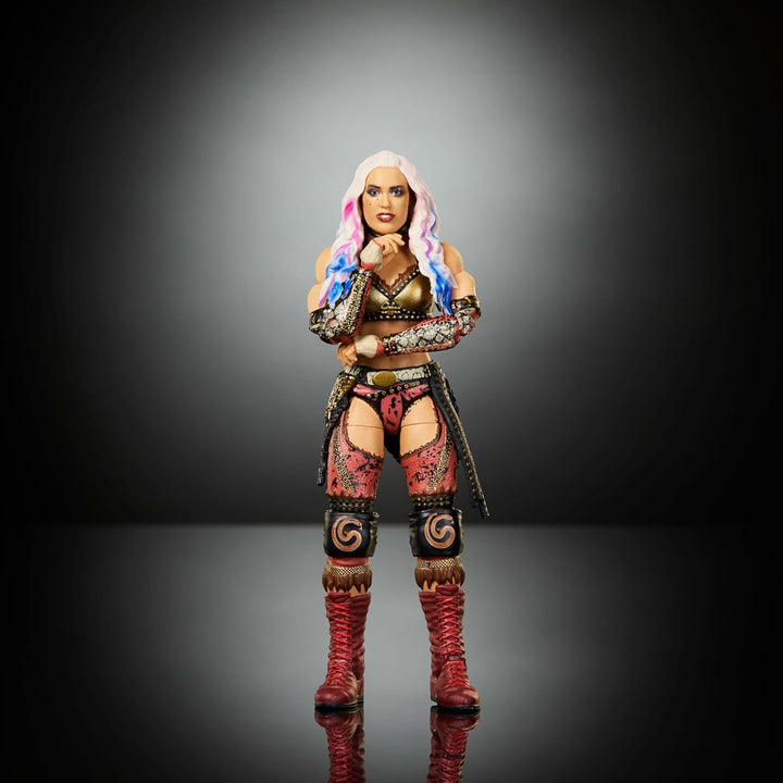 Mattel WWE Elite Actionfigur & Zubehör, Serie #125 Set, 15,2 cm grosses Sammlerstück Giulia mit 25 G