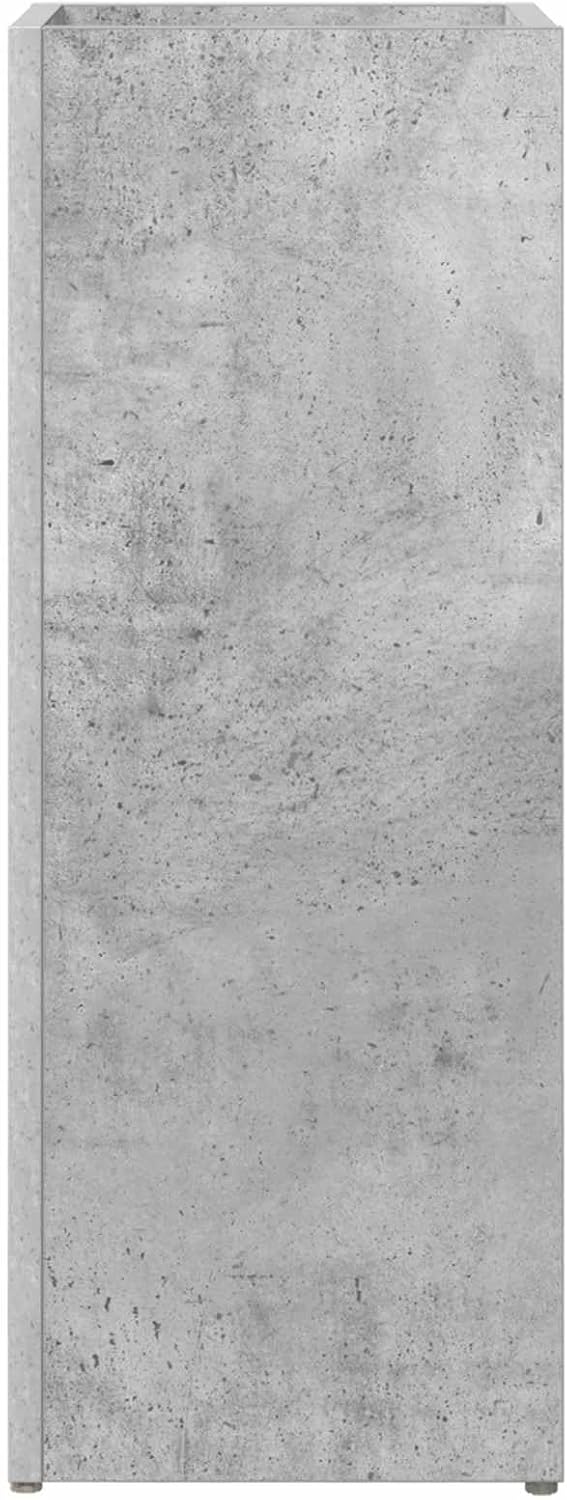 vidaXL Sonnenschirmhalter Beton Grau 25 x 24,5 x 64 cm Holzwerkstoff, Kompakter, moderner Regenschir