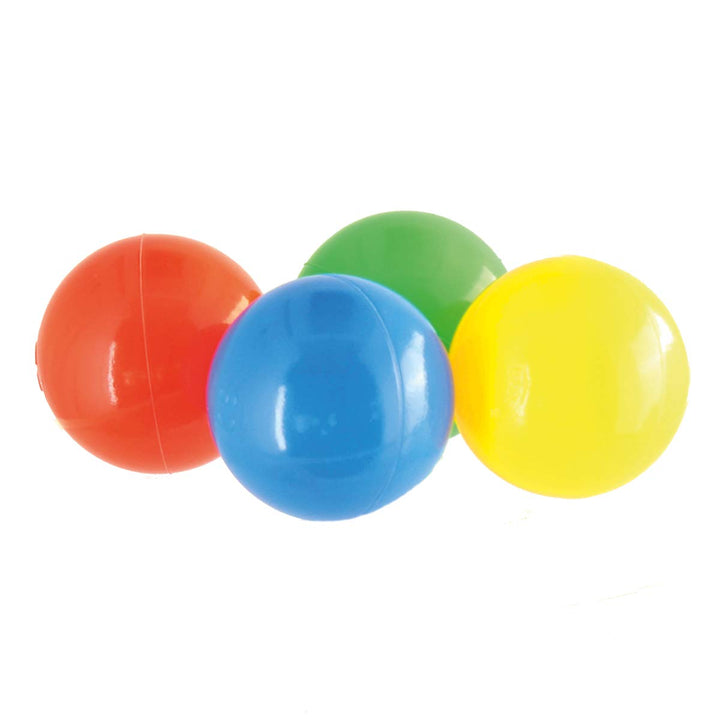 Bieco Bälle für Bällebad | 250 Stück, Grösse ca. 6 cm | Bunte Bälle | Kinder Bällebad Bälle | Plasti