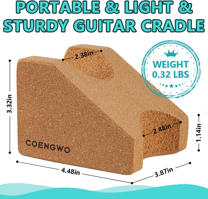 COENGWO Gitarren Halsstütze, Gitarre Halsstütze Cradle Saiteninstrument Nackenstütze Gitarrenbauer T