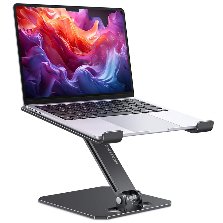 OMOTON Aluminium Laptop Ständer Höhenverstellbar, Ergonomischer Faltbarer Notebook Ständer, Laptop H