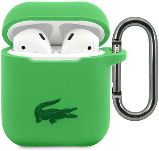 Lacoste LCA2SN Hülle für Airpods grün Silicone
