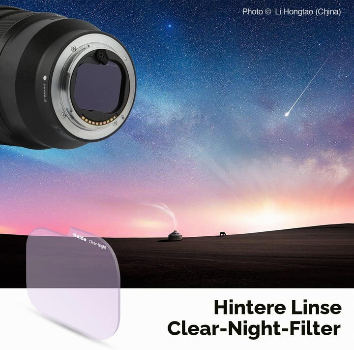 Haida Neutraler Nachtfilter für Rückobjektiv für Sony/Sigma/Nikon Z Objektiv Für Sony/Sigma/Nikon Z