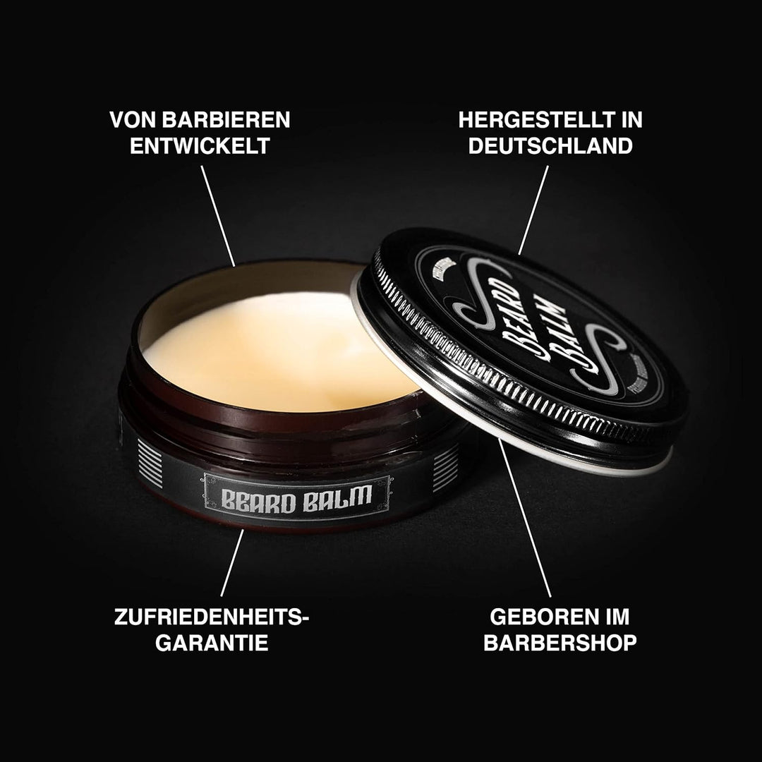 Charlemagne Beard Balm - Natural Beard Wax/Beard Balm for Men - Made in Germany - Beard Balm for Dai