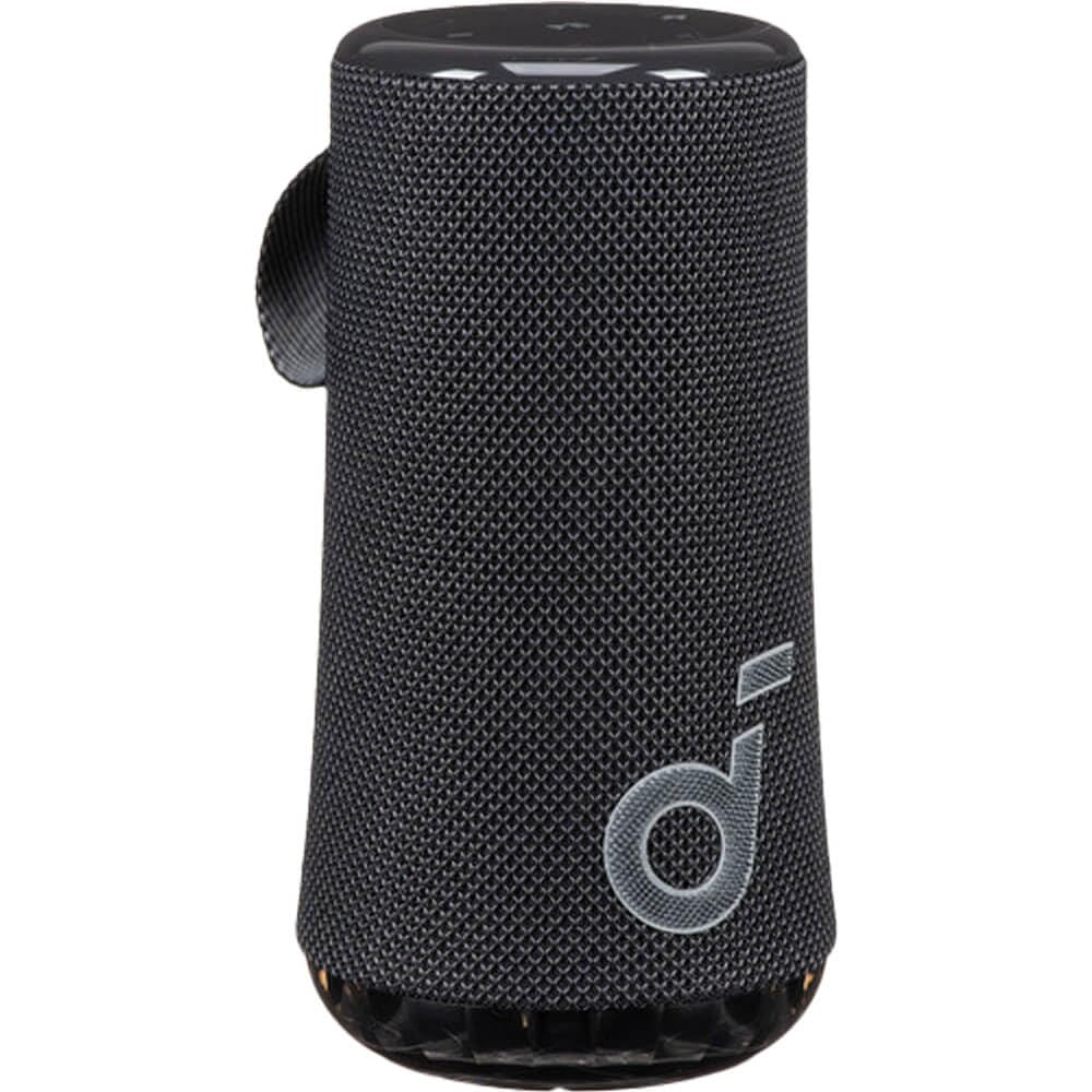 soundcore Glow Mobiler Lautsprecher mit 30W 360° Rundum-Sound, Synchronisierte Lichtstrahlen, 18h Wi
