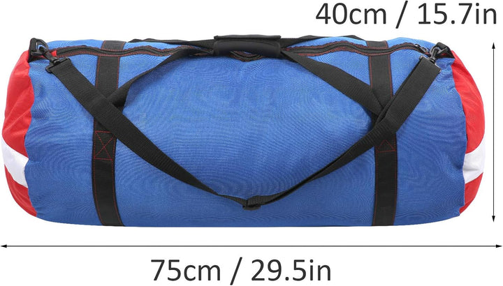 Alomejor 100L Diving Mesh Seesack PVC Oxford Large Scuba Mesh Duffle Gear Umhängetasche für Taucher