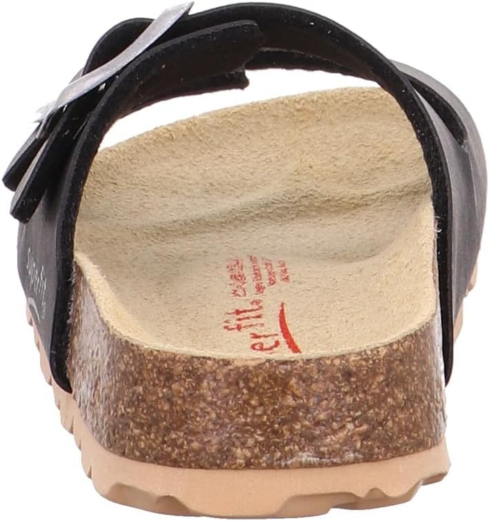 Superfit FUSSBETTPANTOFFEL Hausschuhe 1-800111 Jungen 24 EU Schwarz 0000, 24 EU Schwarz 0000