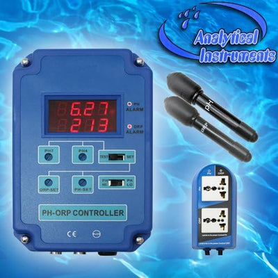 OCS.tec Kombicontroller Steuerung Regler 2-Fach-Messgerät (PH+Redox) CO2-Wert Aquarium Süss- und Sal