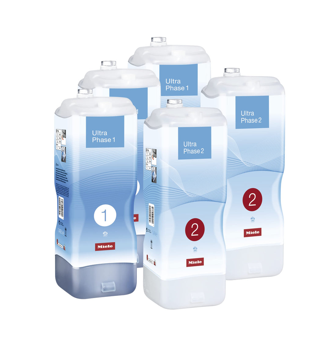Miele Kartuschenset TwinDos UltraPhase 1 & 2 / Flüssigwaschmittel / Halbjahresvorrat / bunt und weis
