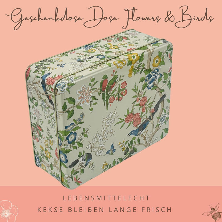 MediMuc Geschenkdose Design Design Sanderson- Liebevoll gestaltete rechteckige Vorratsdose - Motiv F