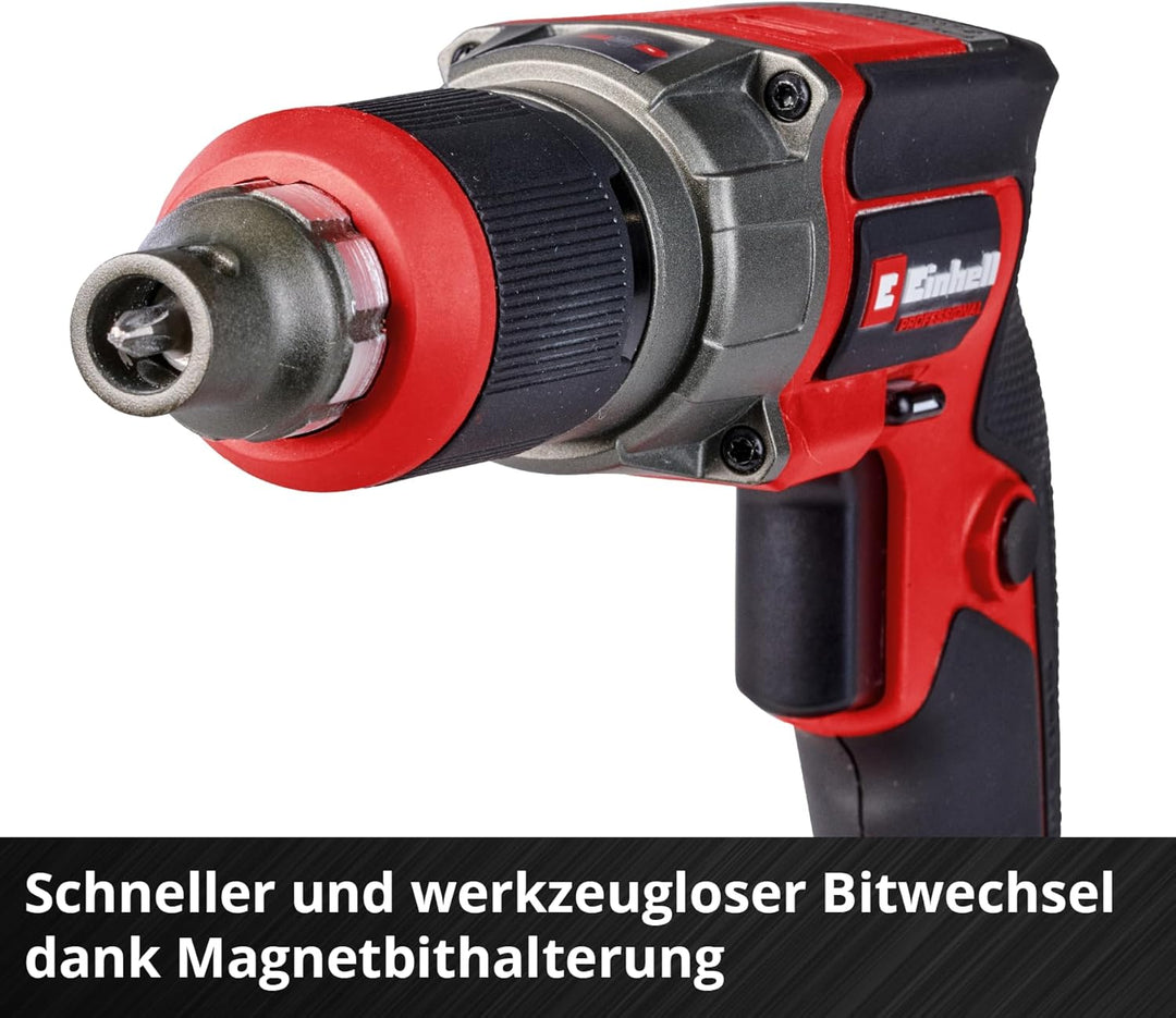 Einhell Professional Akku-Trockenbauschrauber TP-DY 18 Li BL-Solo Power X-Change (18 V, Brushless, T
