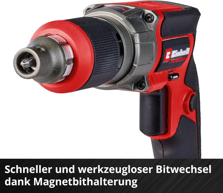Einhell Professional Akku-Trockenbauschrauber TP-DY 18 Li BL-Solo Power X-Change (18 V, Brushless, T