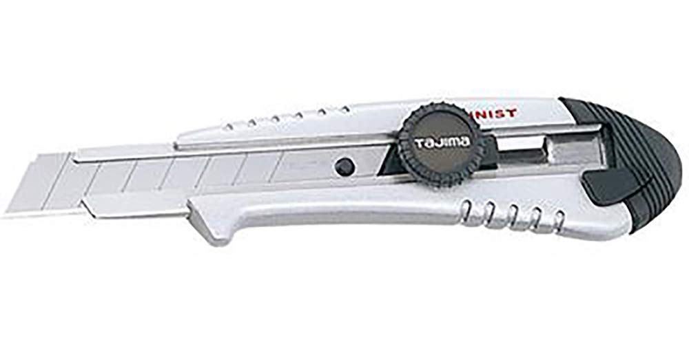Tajima Aluminist Cutter 18 mm mit Schraube, silber, 1 Stück, TAJ-17383 Cutter Aluminist AC501, silbe