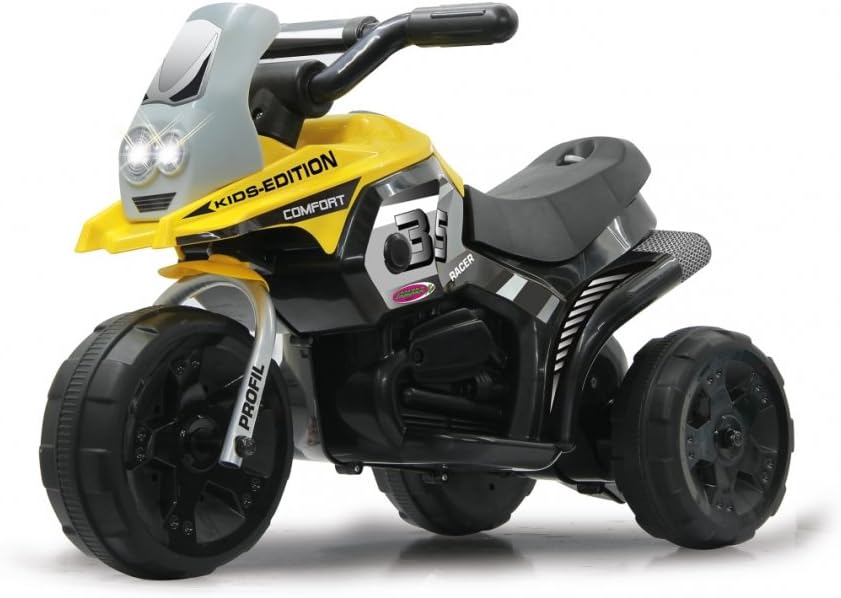 Jamara 460226 "Ride-on E-Trike Racer" Elektrofahrzeug, 6V Akku, gelb, Gelb