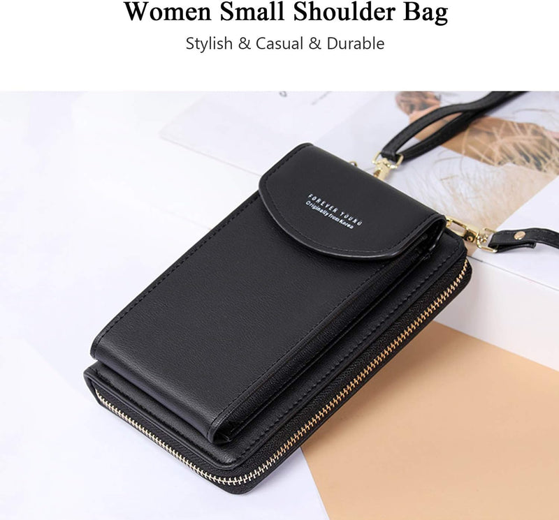 FANDARE Umhängetasche Damen Schultertaschen Geldbörse Leichte Handy-Brieftasche Crossbody Bag für Mä