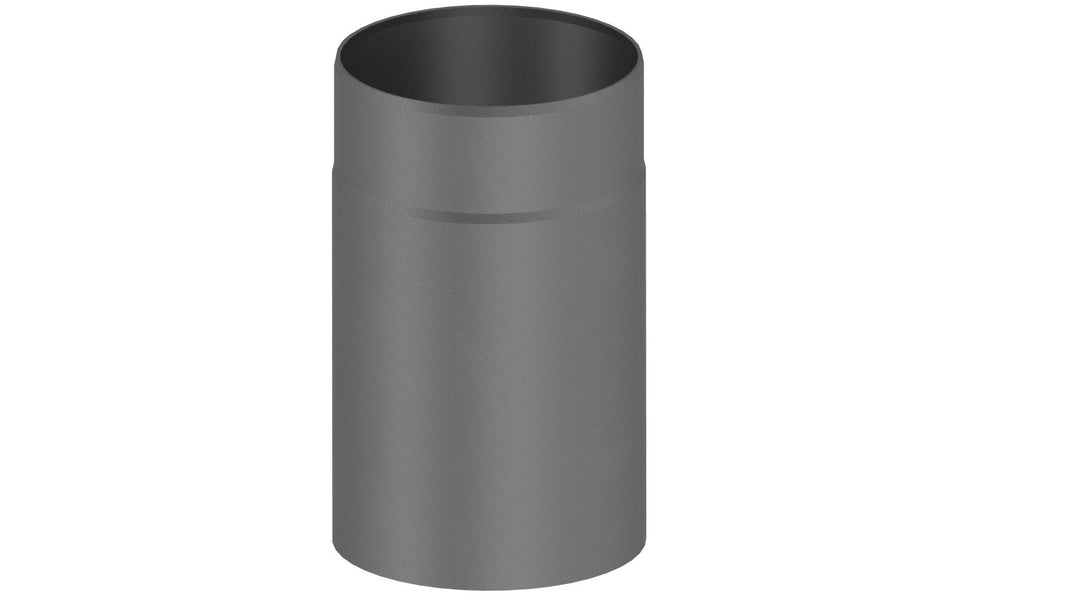 Ofenrohr / Kaminrohr / Rauchrohr, 250mm Länge und 150mm Innendurchmesser, grau 150 mm Innendurchmess