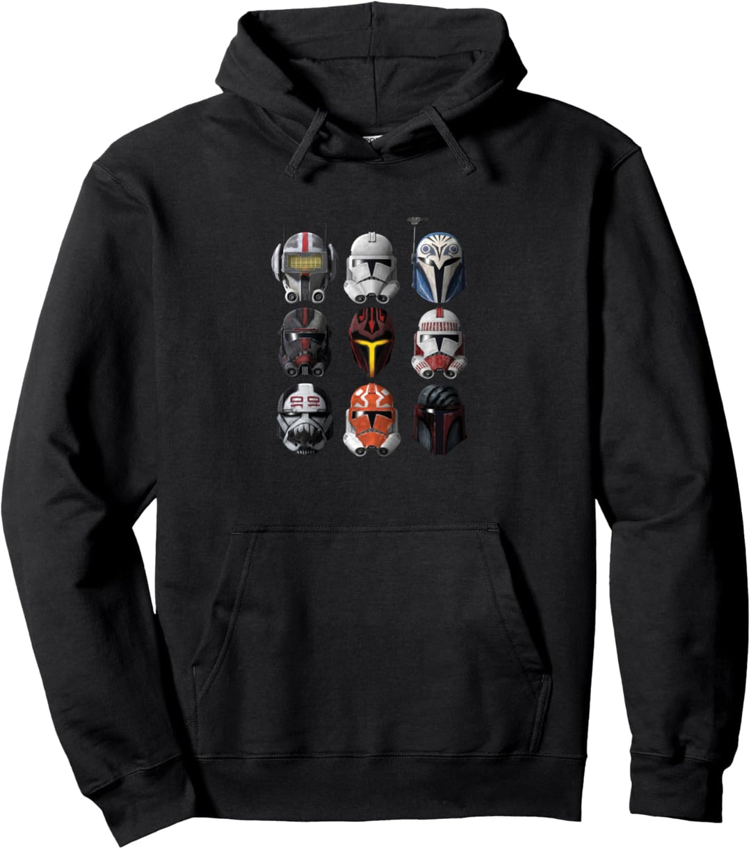 Star Wars: The Clone Wars Clone Helmets Pullover Hoodie