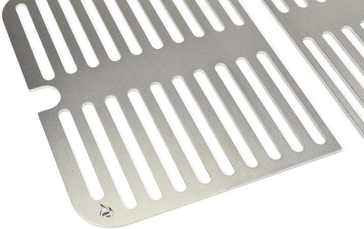 Grillrost.com Das Original Edelstahl INOX Grillroste für Weber Go-Anywhere | spülmaschinenfest - Set