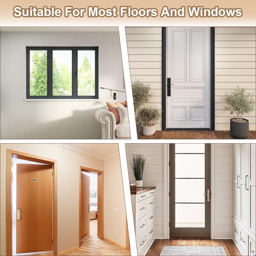 Schwerer Türzugstopper, 92 cm Zugluftstopper für Fenster und Türen Windstopper Kältestopper Stopper