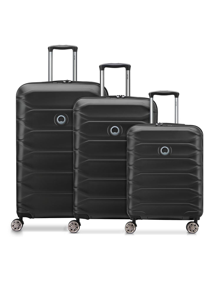 Delsey Hartgepäck Koffer-Set 3-teilig | Reise-Trolleys aus hochwertigem, robustem ABS und PC Materia