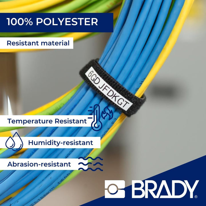 Brady (M21-750-414) BradyGrip bedruckbares Klettband für BMP21-PLUS; BMP21-LAB; BMP21 19.05 mm x 3.0