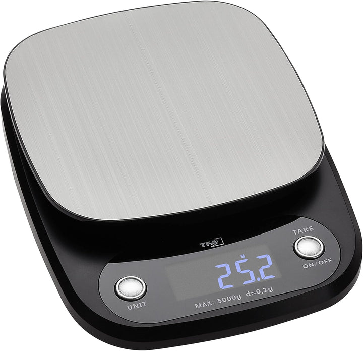 TFA Dostmann Digitale Küchenwaage Apple Pie,50.2005.10,0,1 g Auflösung,mit Tara-Zuwiegefunktion,verl
