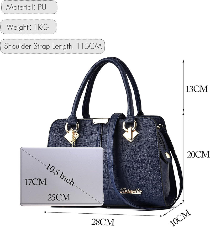 FANDARE Damen Handtasche Umhängetasche Frauen Schulterbeutel Shopper Tote Reise Henkeltasche Schulte