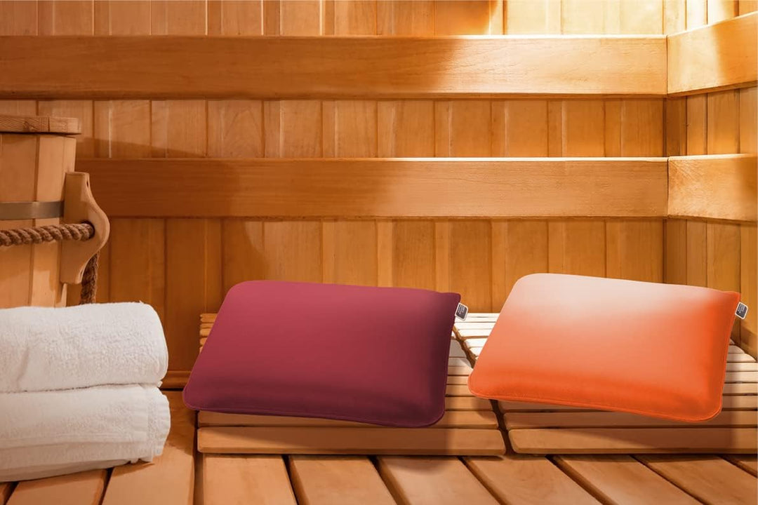 Original Saunakissen Premium aus hochwertigen Objektkunstleder handgefertigt in Deutschland Beste Hy