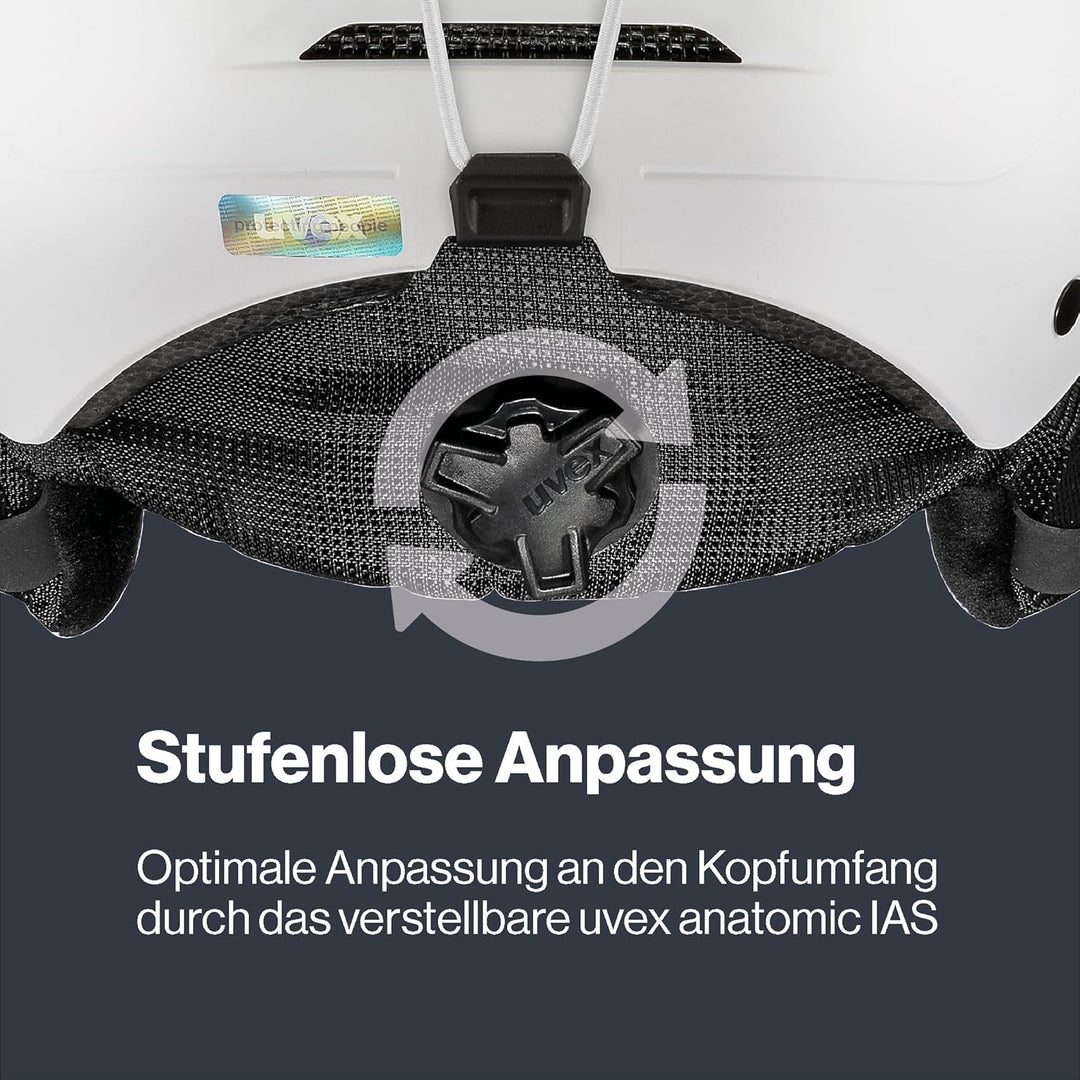 uvex Wanted, verstellbarer Ski- & Snowboardhelm mit verschliessbarem Belüftungssystem für Damen & He