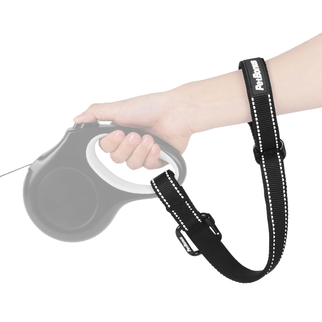 PetBonus Hundeleine Handgelenkriemen, Sicherheitsriemen für Rollleine Hundeleine und Kinderwagen, Ab