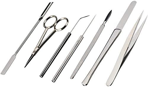Bresser Mikroskop Mikroskopierbesteck Solinger Stahl aus rostfreiem Edelstahl zum präparieren von Mi