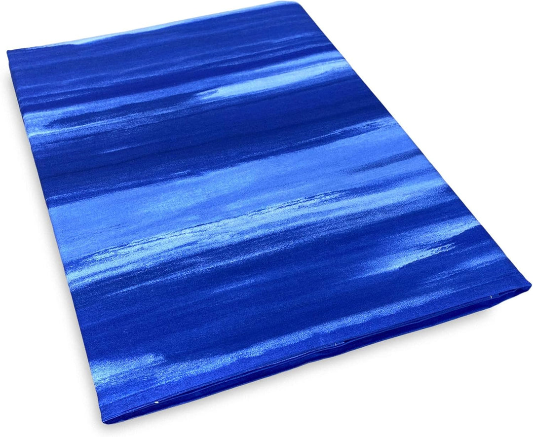 Tex Family Tagesdecke Gran Foulard Tagesdecke Sofaüberwurf Stoff Rio Blau - Einzelbett, Einzelbett