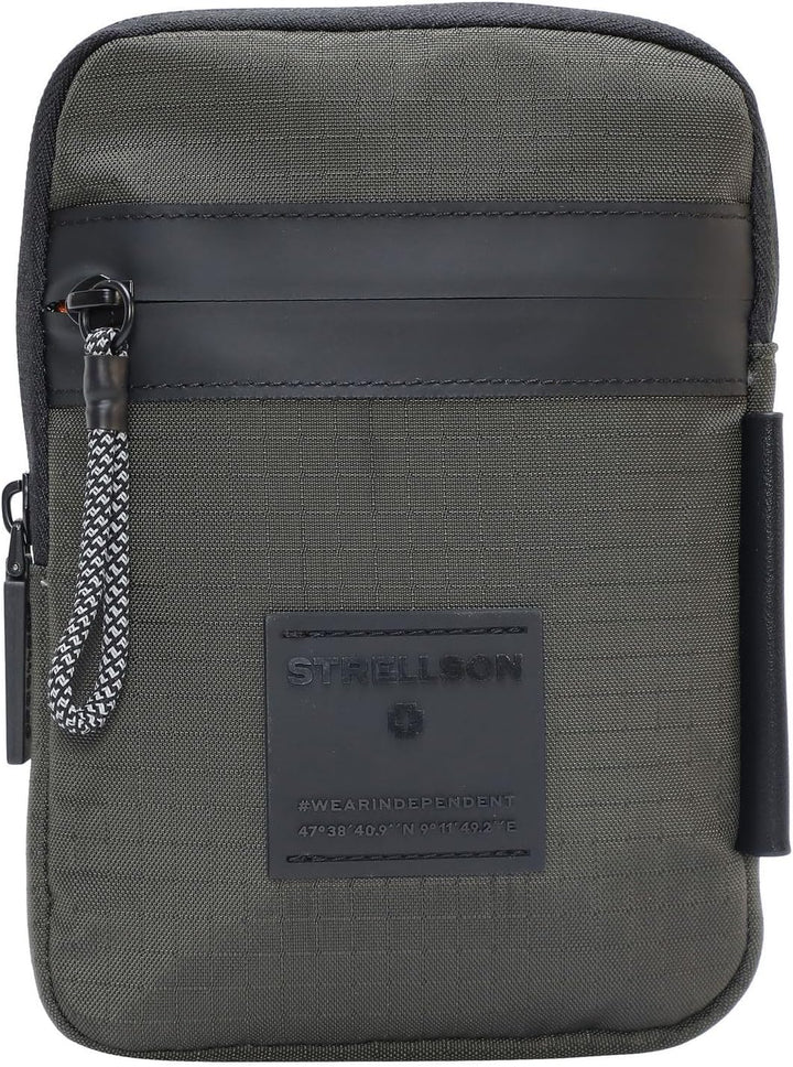 Strellson - northwood rs brian shoulderbag xsvz Schwarz Farbe:grün / Material:polyester,nylon, Farbe