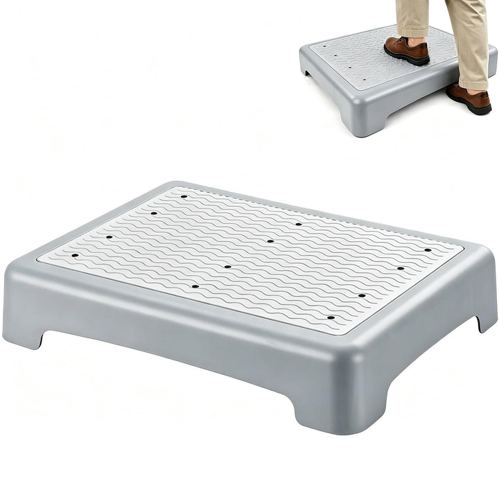 rutschfest Halbstufe 9cm, Trittstufe Tragbare Steighilfe & Einstiegshilfe Anti-Rutsch Tritthocker bi