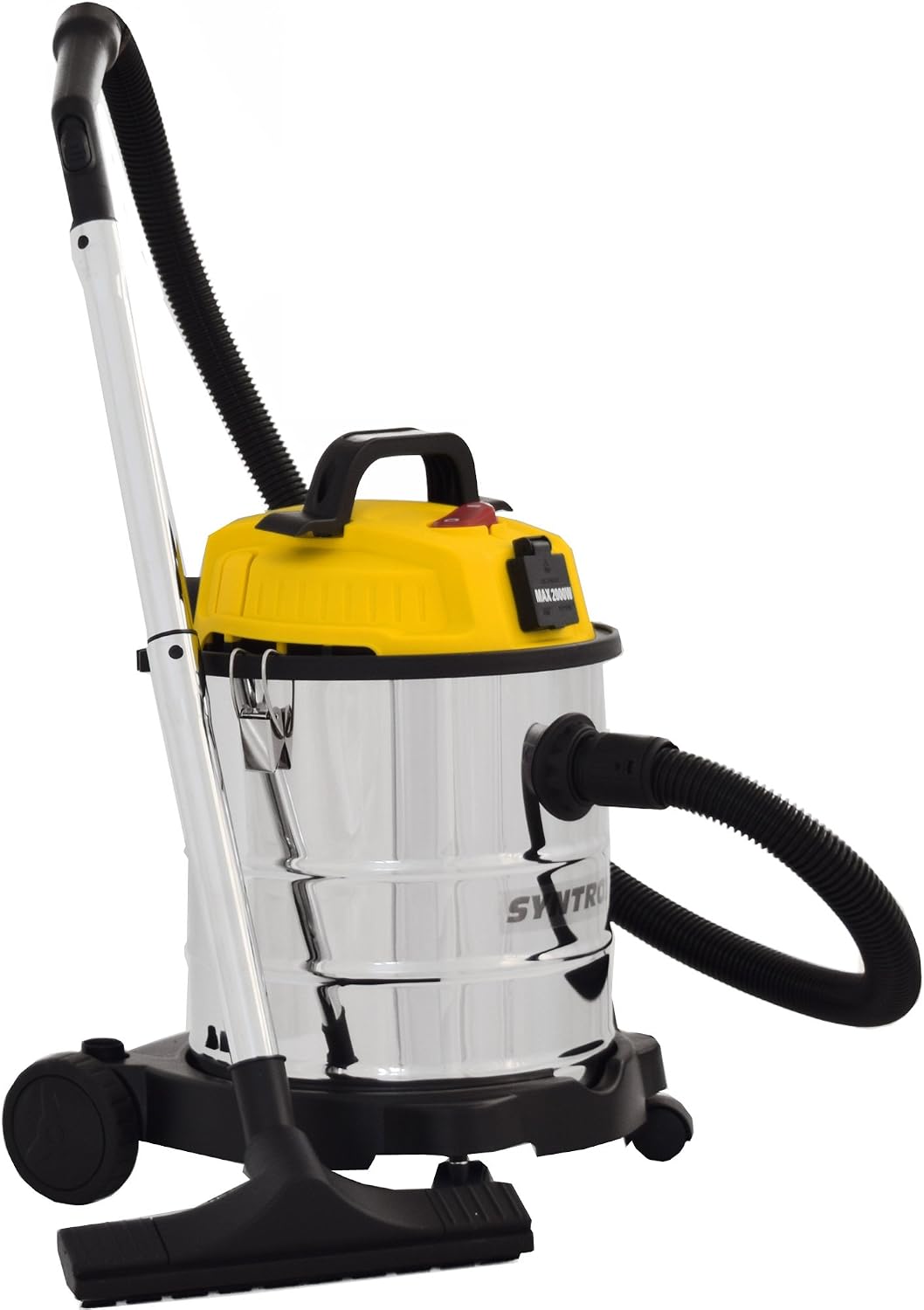 Syntrox Germany 20 Liter Staubsauger Industriesauger Nass- Trockensauger Edelstahl Mit Steckdose VC-