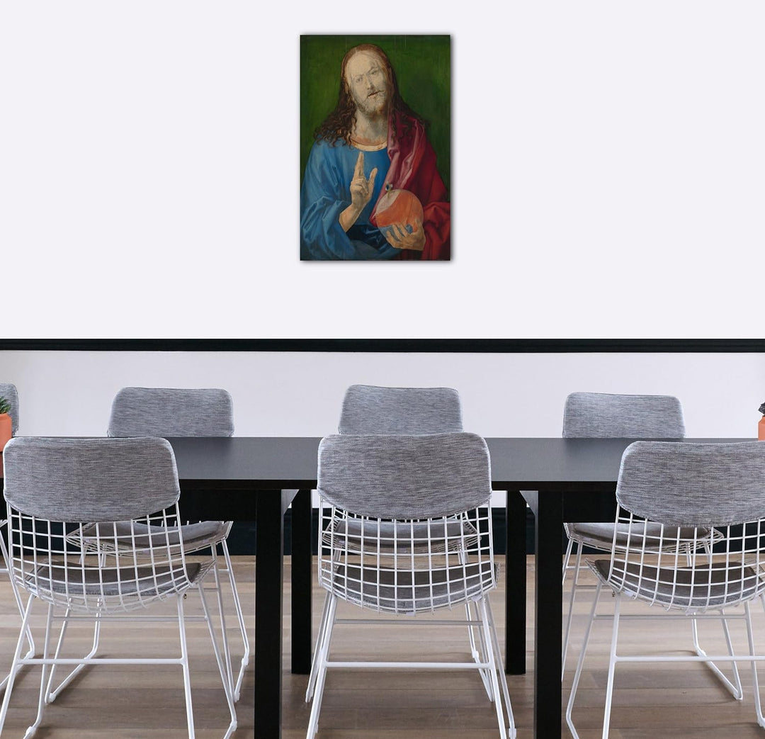 Printed Paintings Leinwand (60x80cm): Albrecht Dürer - Salvator Mundi 60x80 cm, 60x80 cm