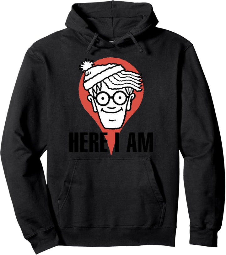 Where's Waldo? Here I Am Pocket Pullover Hoodie
