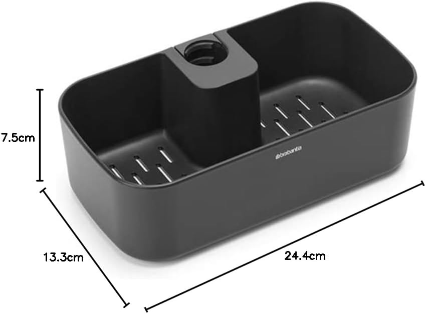 Brabantia Renew Collection Duschablage, Dark Grey, Einheitsgrösse, Dark Grey