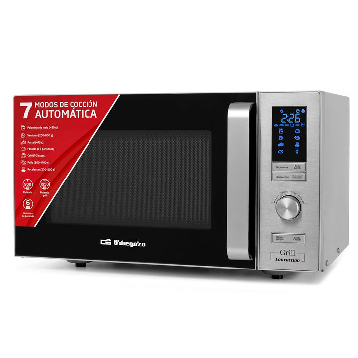 Orbegozo Mig 2528 Co - Mikrowelle mit Grill und Konvektion, 25 Liter, sechs Stufen, digitales LED-Di