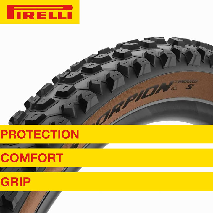 Pirelli Unisex – Erwachsene Scorpion Enduro S Reifen, Classic Hardwall, 29 x 2.6